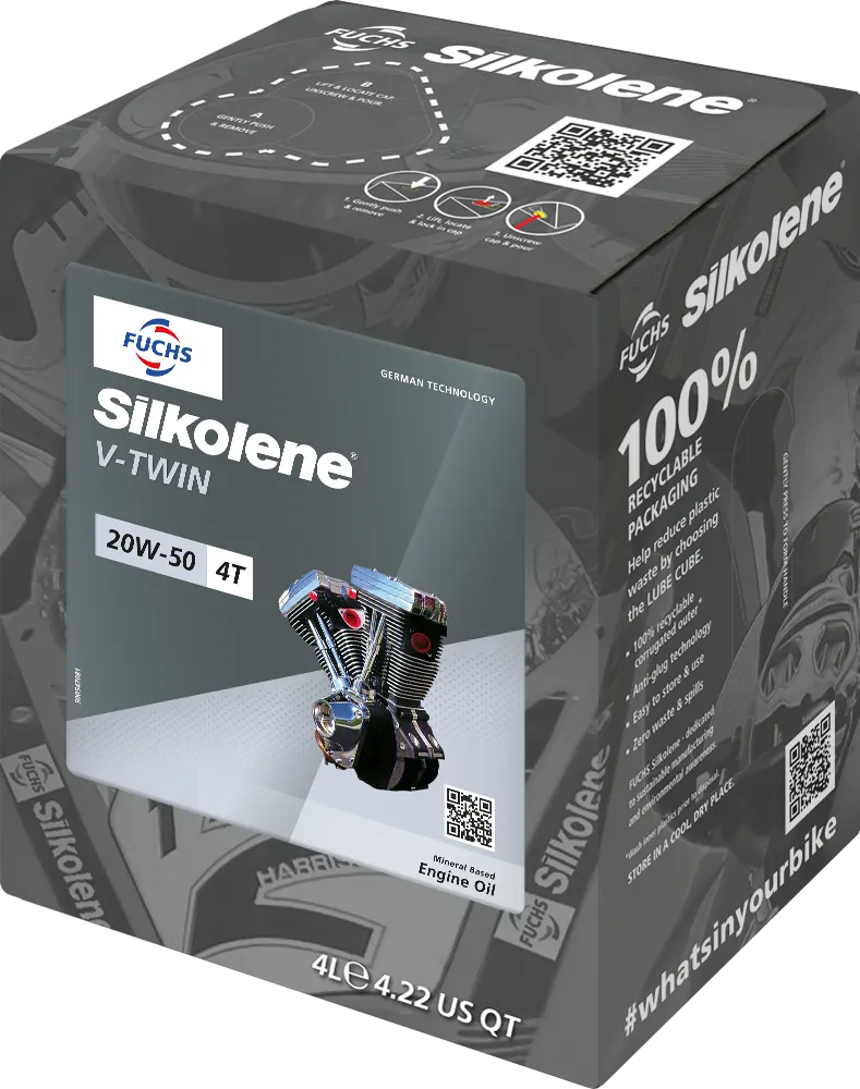 SILKOLENE V TWIN 20W-50 4LLC A RGB LO kuva