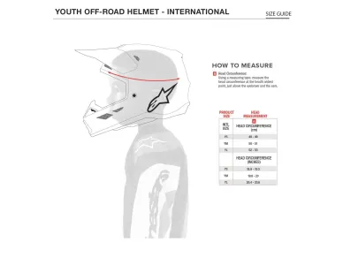 Youth_Off-road_Helmet_Sizing_Chart kuva