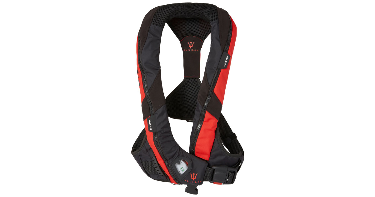 Baltic Poseidon automatic inflatable life jacket red 40-120kg